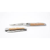 Laguiole 12 cm chêne ressort forgé