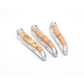 Laguiole 12 cm loupe de genévrier ressort forgé