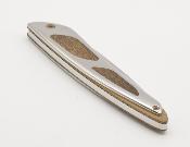 ALLA MODA Coque inox polie miroir Inserts os spongieux de mammouth