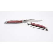 Laguiole 12 cm amarante ressort forgé 