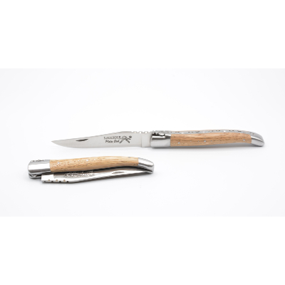 Laguiole 12 cm chêne ressort forgé