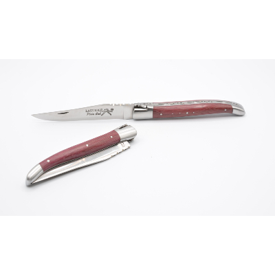 Laguiole 12 cm amarante ressort forgé 
