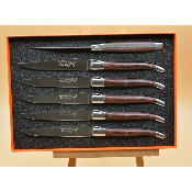 Couteaux de table en bois de violette (coffret de 6) 