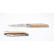 Laguiole 12 cm érable moucheté ressort forgé